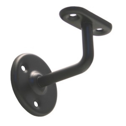 Steel Handrail Brackets, Epoxy Black, 65mm
