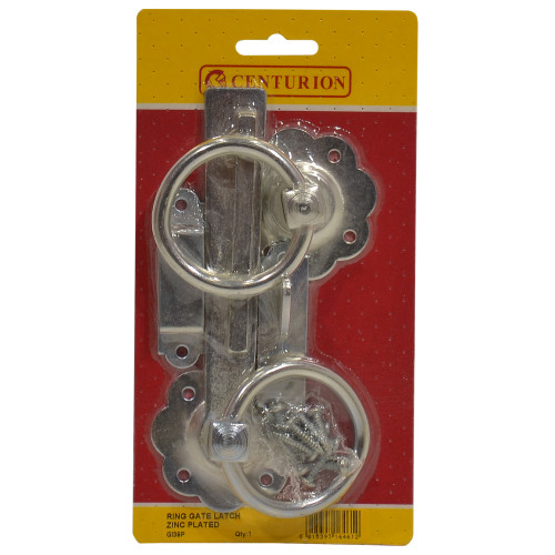 Plain Ring Gate Latch, Zinc Plated, 150mm