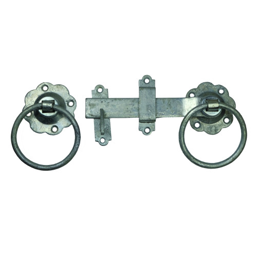 Plain Ring Gate Latch, Galvanised, 150mm