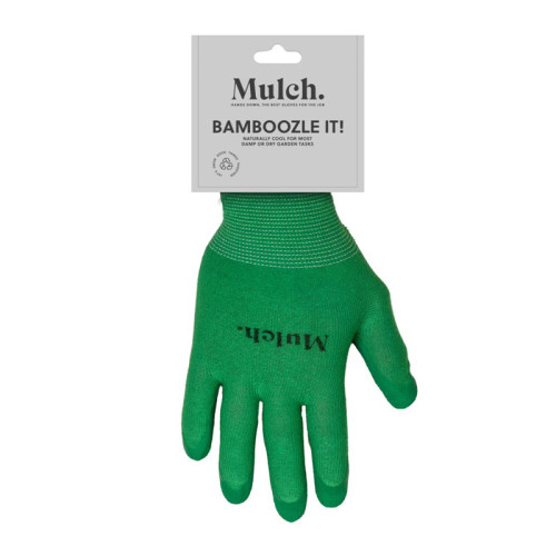 Mulch 'Bamboozle' Gardening Gloves Sz 9 - 1 Pair