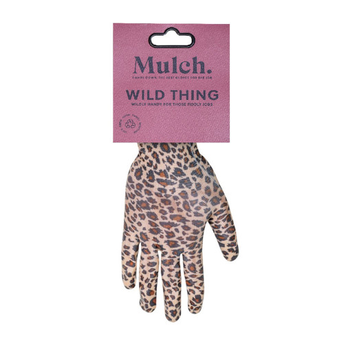 Mulch 'Wild Thing' Gardening Gloves Sz 8 - 1 Pair
