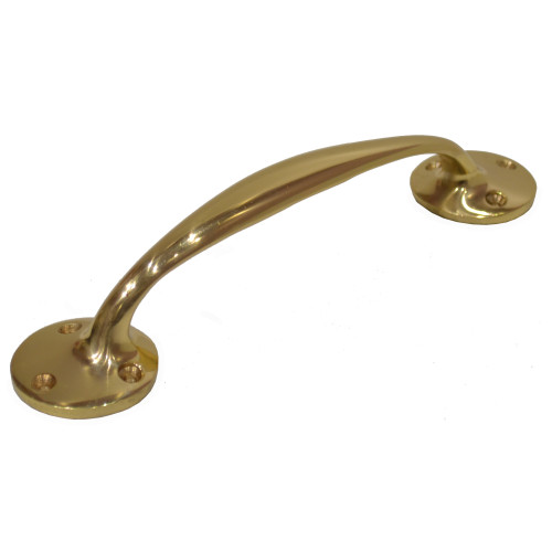 Solid Brass Bow Handles, 175mm