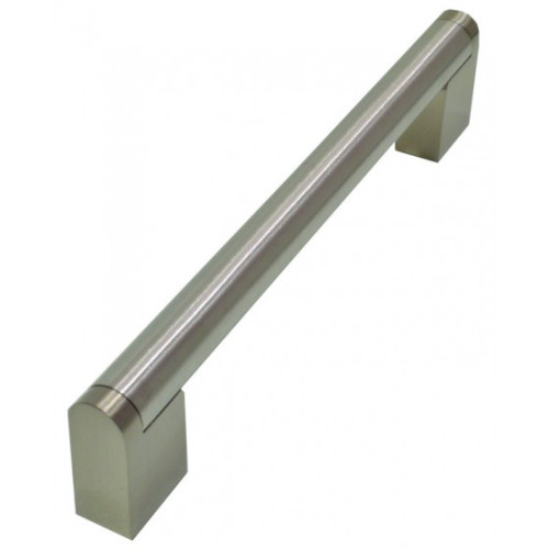Designer Bar Handle, Brushed Nickel, 160mm