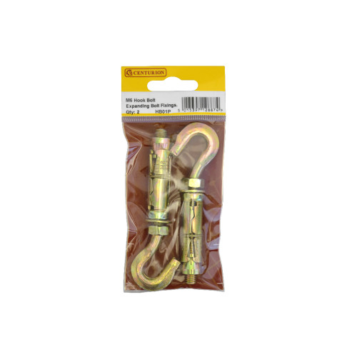 M6 Expanding Hook Bolt (Pack of 2)