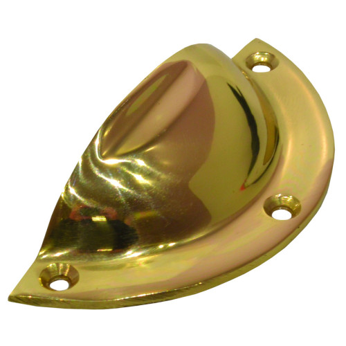 Solid Brass Drawer Pull, Polished Brass, 90mm