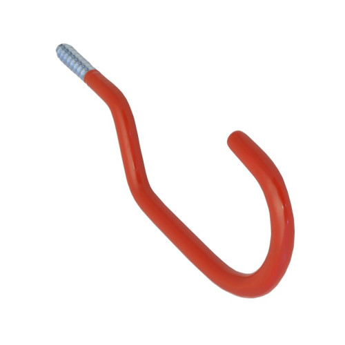 Centurion Heavy Duty Storage Hook, 160mm, Red PVC