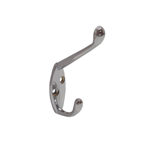 105mm Die Cast Hat & Coat Hook - Chrome Plated