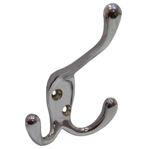 107mm Die Cast Tri Hook - Chrome Plated