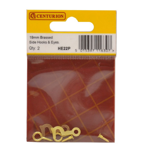 19mm EB Side Hook & Eyes (Pack of 2)