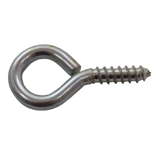 Steel Screw Eyes - Zinc Plated - 35mm x 3.6mm