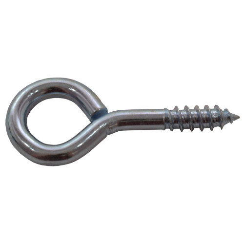 Steel Screw Eyes - Zinc Plated - 65mm x 6mm