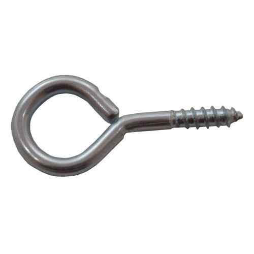 Steel Screw Eyes - Zinc Plated - 25mm x 2mm