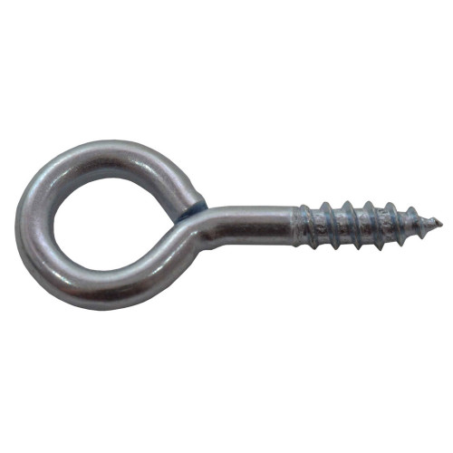 Repair Shop Zinc Plated Steel Screw Eye - 45 x 10mm - 18pk