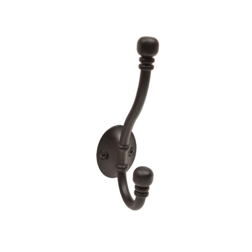 130mm Premium Ball End Hat & Coat Hook - Black