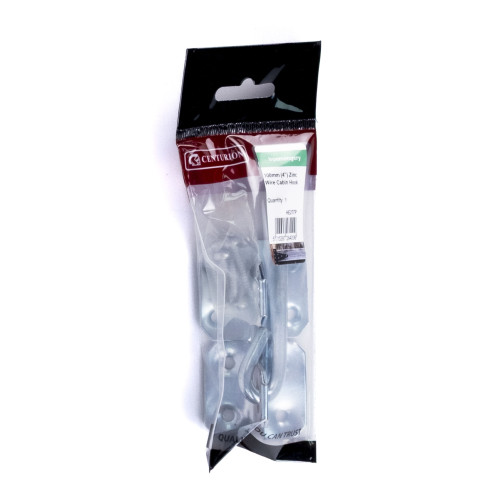 100mm (4") BZP Wire Cabin Hook