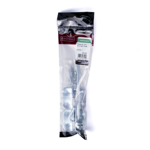 Wire Cabin Hooks, Zinc Plated, 150mm