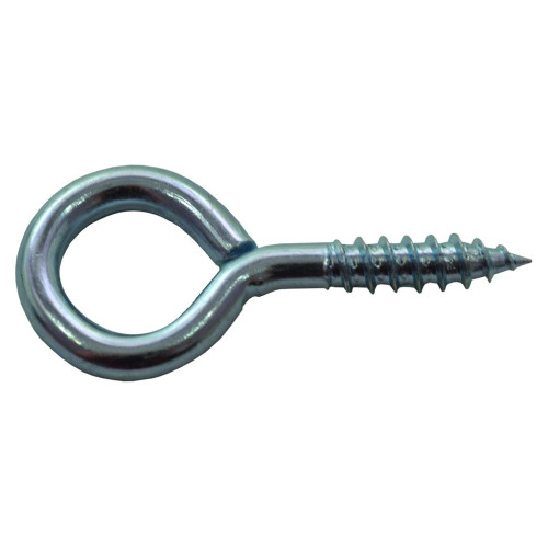 Steel Screw Eyes - Zinc Plated - 55mm x 5mm