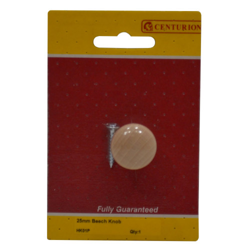 25mm Beech Knob