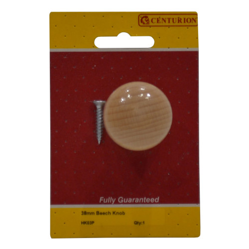 38mm Beech Knob