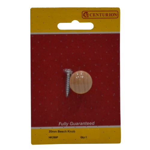 20mm Beech Knob