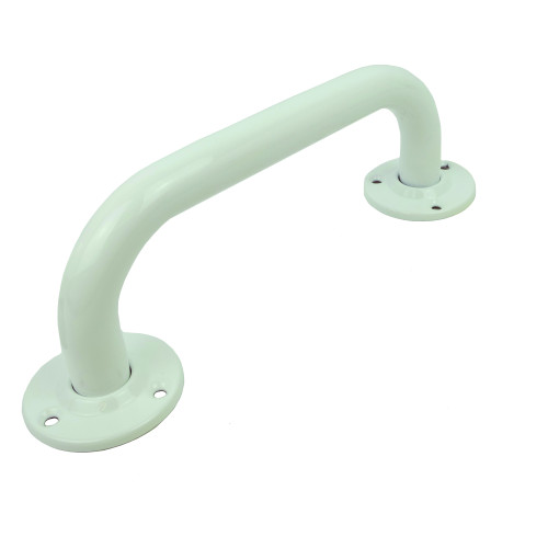 Steel Grab Rails, White, 228mm x 25mm