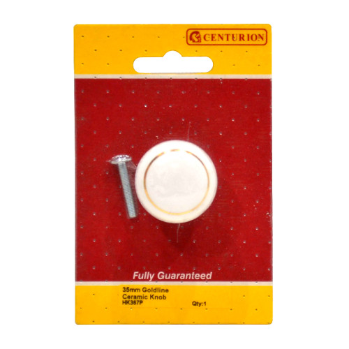 35mm Goldline Ceramic Knob