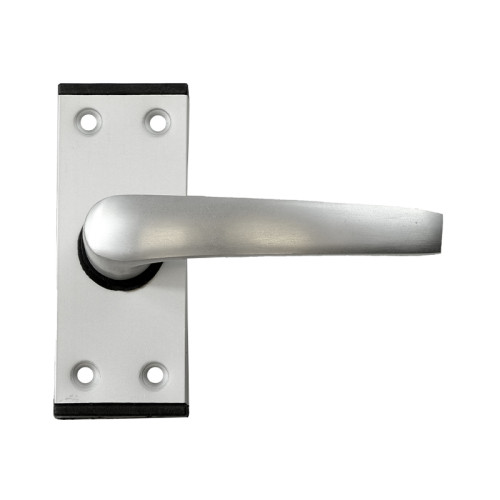Oxford Lever Lock Set, Satin Anodised Aluminium, 89mm x 38mm