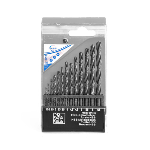 ProTask Metric High Speed Twist Drill Bit 13 piece Set