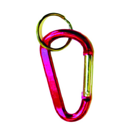 Card of 12 70mm Large V-Clip Keyrings