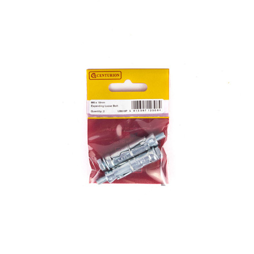 M6 x 10mm Expanding Loose Bolt (Pack of 2)