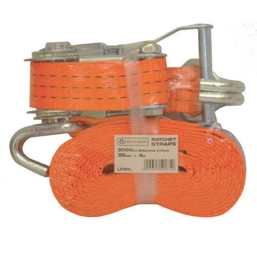 Heavy Duty Ratchet Strap, (35mm x 4m), 3000kg