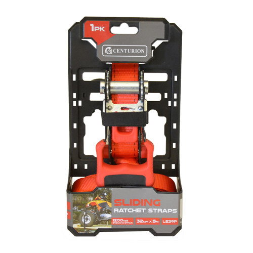 Sliding Ratchet Tie Down - 1200kg Breaking Strength - 5m - Retail