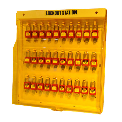 Lockout Board 30 Padlock Station, Without Cover