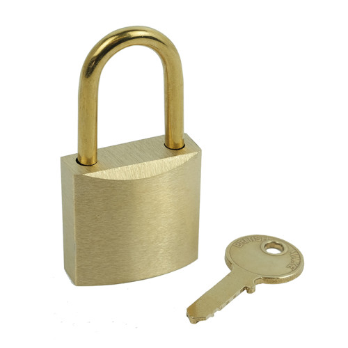 32mm Brass Safety Lockout Padlock with dust cover (each)