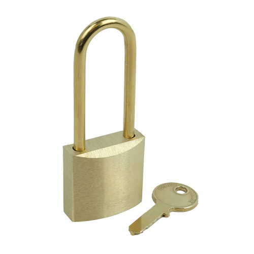 38mm Brass Safety Lockout Padlock with dust cover (each)