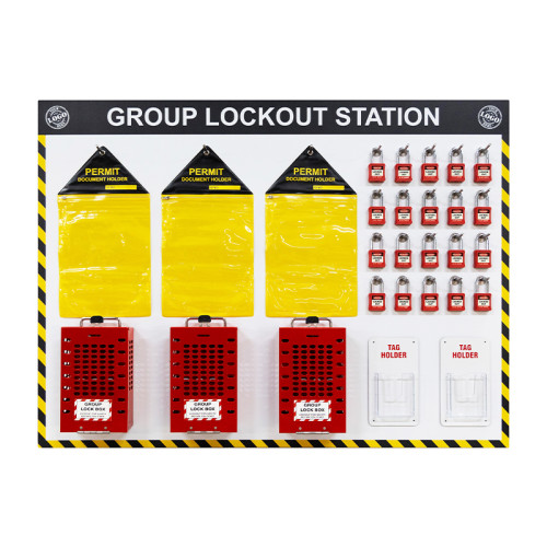 Group Lockout Station - 1200 x 900mm