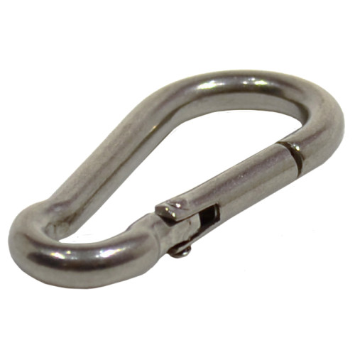 Carbine Hook, Stainless Steel, 4mm x 40mm