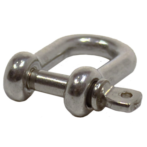 Dee Shackles, Stainless Steel, 4mm x 16mm x 8mm