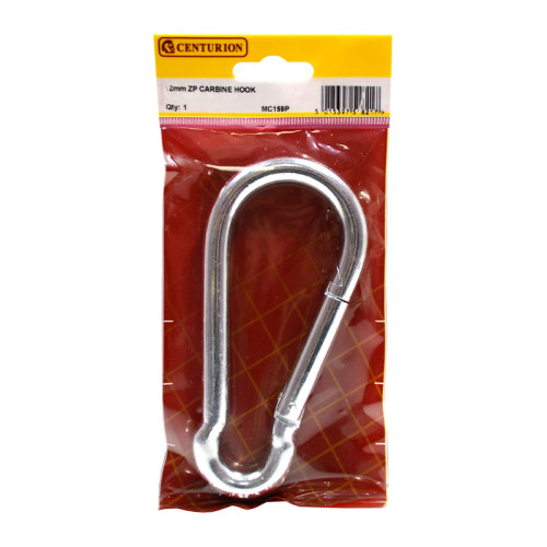 Carbine Hook, Zinc Plated, 12mm x 140mm