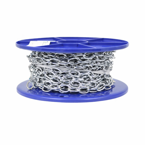 Solid Brass Oval Link Chain, Chrome Plated, 13mm x 1.6mm, 10m Reel
