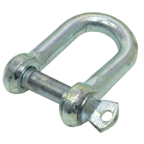 Dee Shackles, Galvanised, 5mm x 19mm x 13mm