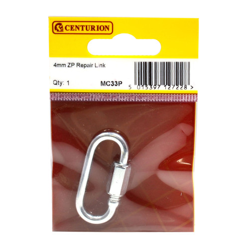 Quick Repair Link, Zinc Plated, 4mm x 32mm x 11mm
