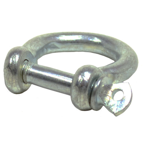 Steel Bow Shackles, Galvanised, 6mm x 25mm x 18mm