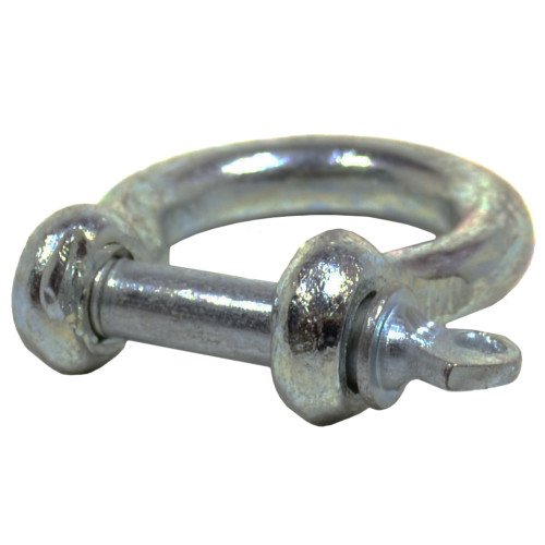 Steel Bow Shackles, Galvanised, 8mm x 32mm x 22mm