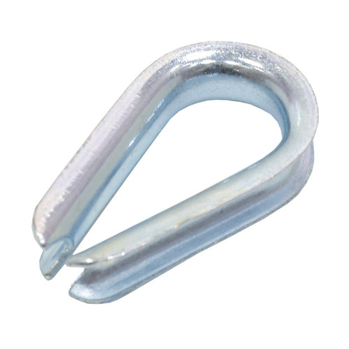 Steel Wire Rope Thimbles, Galvanised, 5mm