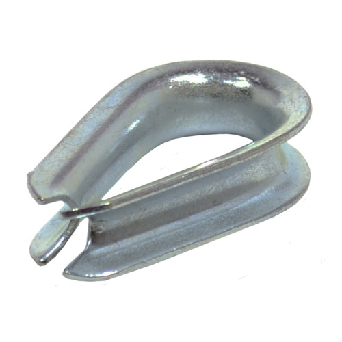 Steel Wire Rope Thimbles, Galvanised, 8mm