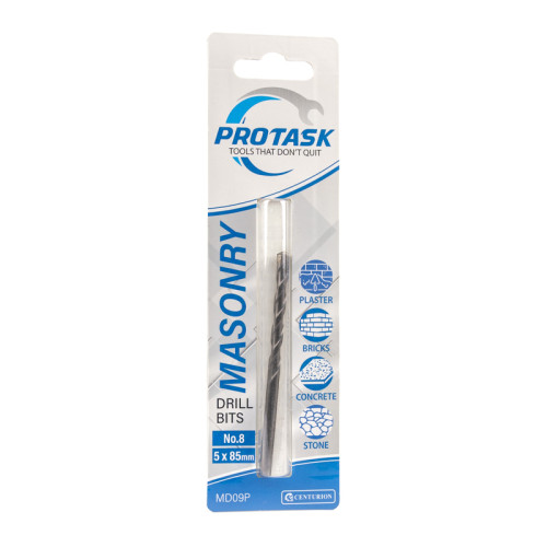 Protask Masonry Drill Bit Standard Series No.8 (5 x 85mm)