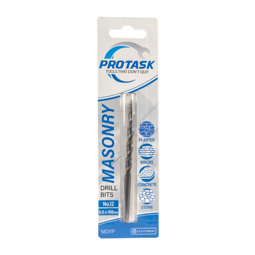 Protask Masonry Drill Bit Standard Series No.12 (6.5 x 100mm)