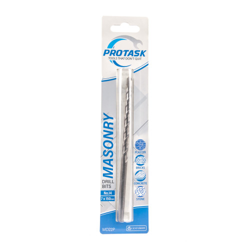 Protask Masonry Drill Bit Medium Series No.14 (7 x 150mm)