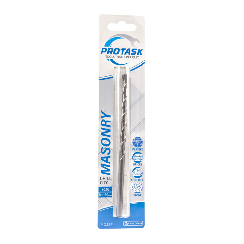 Protask Masonry Drill Bit Medium Series No.16 (8 x 150mm)